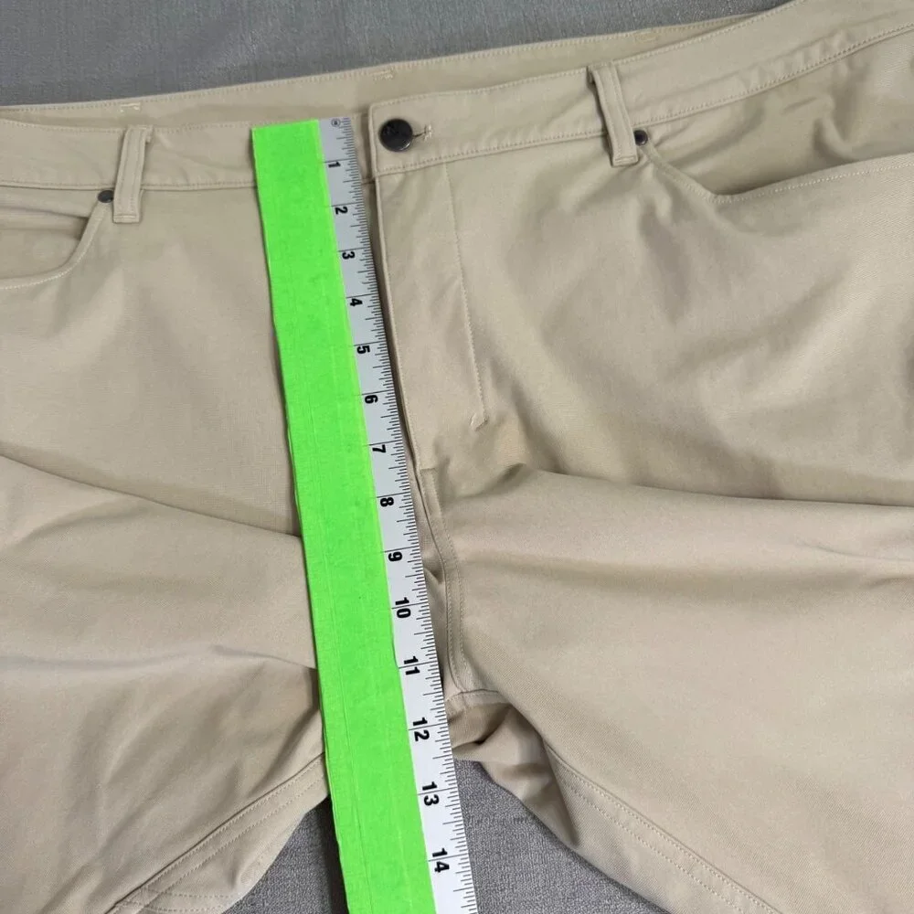 Lululemon Pants Men 44x31 Brown ABC Classic Fit Warpstreme 5 Pocket Performance